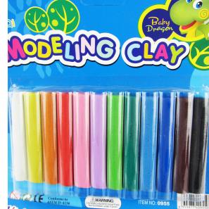 12colors Creative diy toys modeling clay non air dry soft clay plasticine modelling clay for kids  - 副本