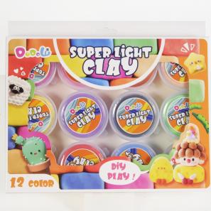 Creative diy toys  24colors  magic light clay air dry modeling  set gifts toys  