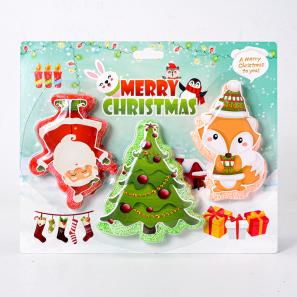 Christmas non dry play foam clay blister gifts