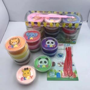 Light clay 12color air dry clay jump clay bouncing gifts for kids 