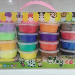 Light clay 24color air dry clay jump clay bouncing gifts for kids 