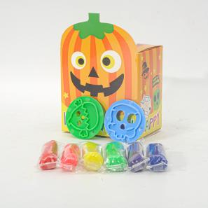 Halloween play dough clay 6colors with mould creative gifts for kids  