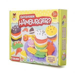  Hamburgers play dough with mould clay creative gifts for kids DIY  